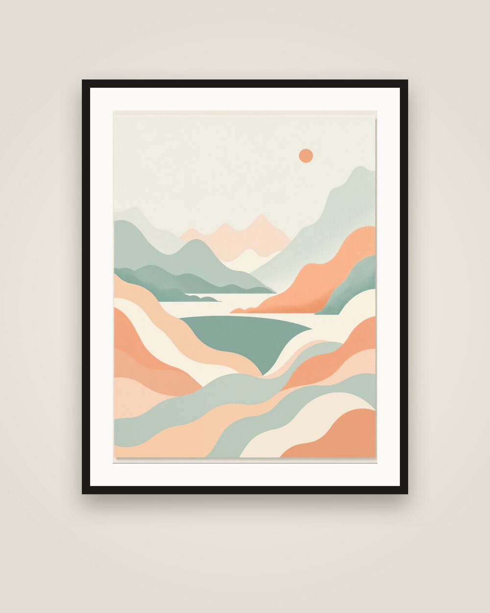 Alpine Lake Art Print