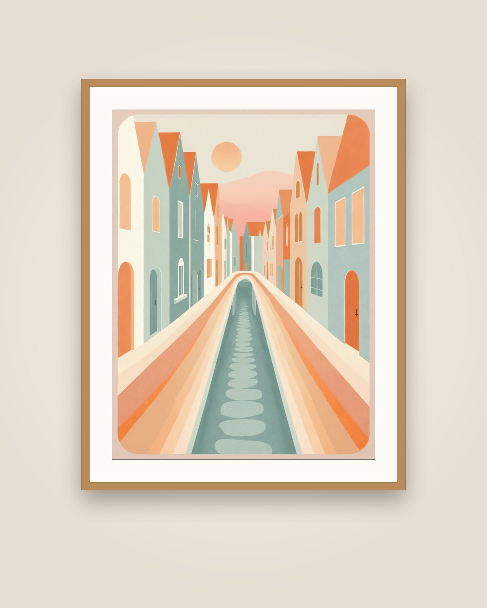 Amsterdam Canal Houses Art Print