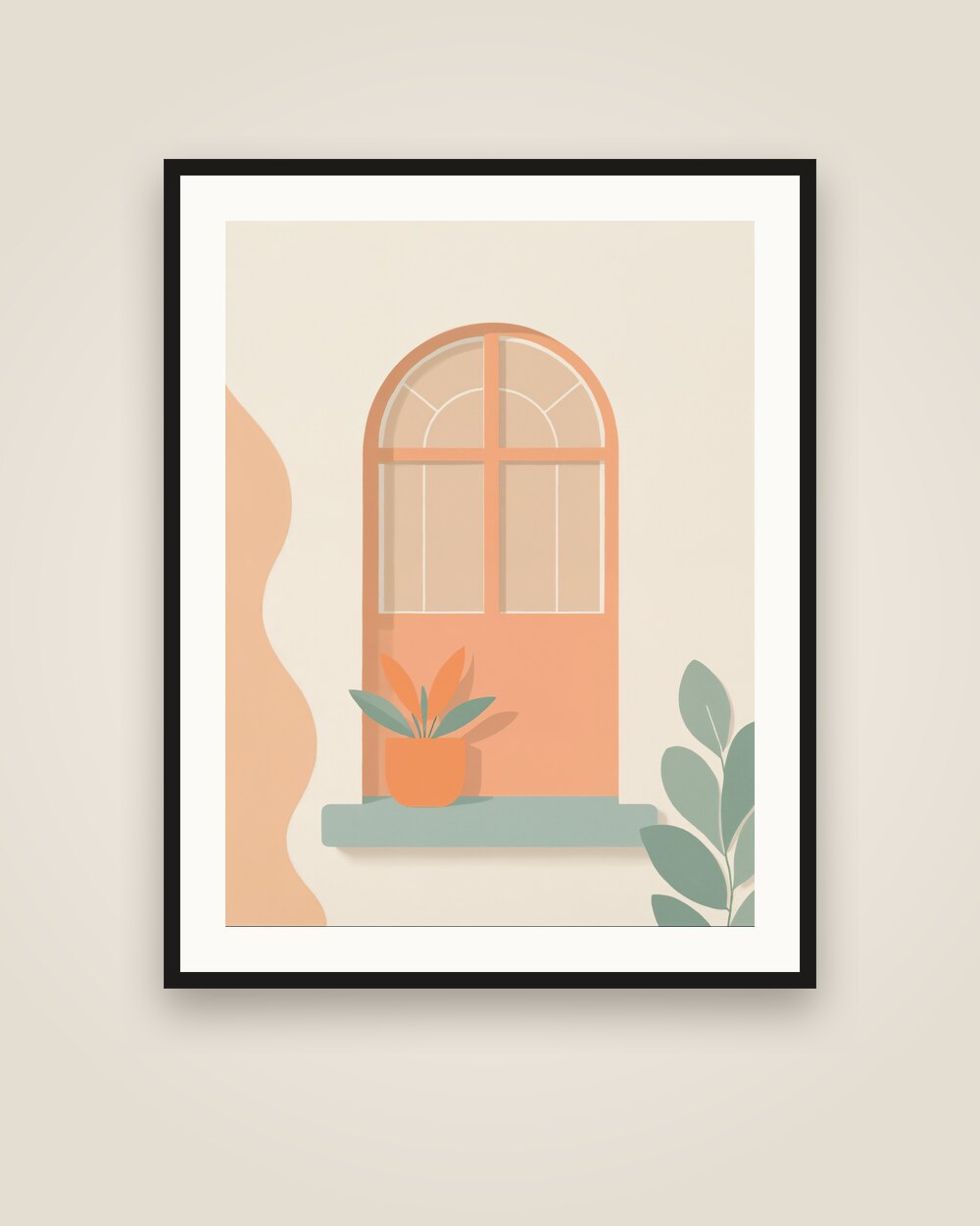 Arched Window Art Print