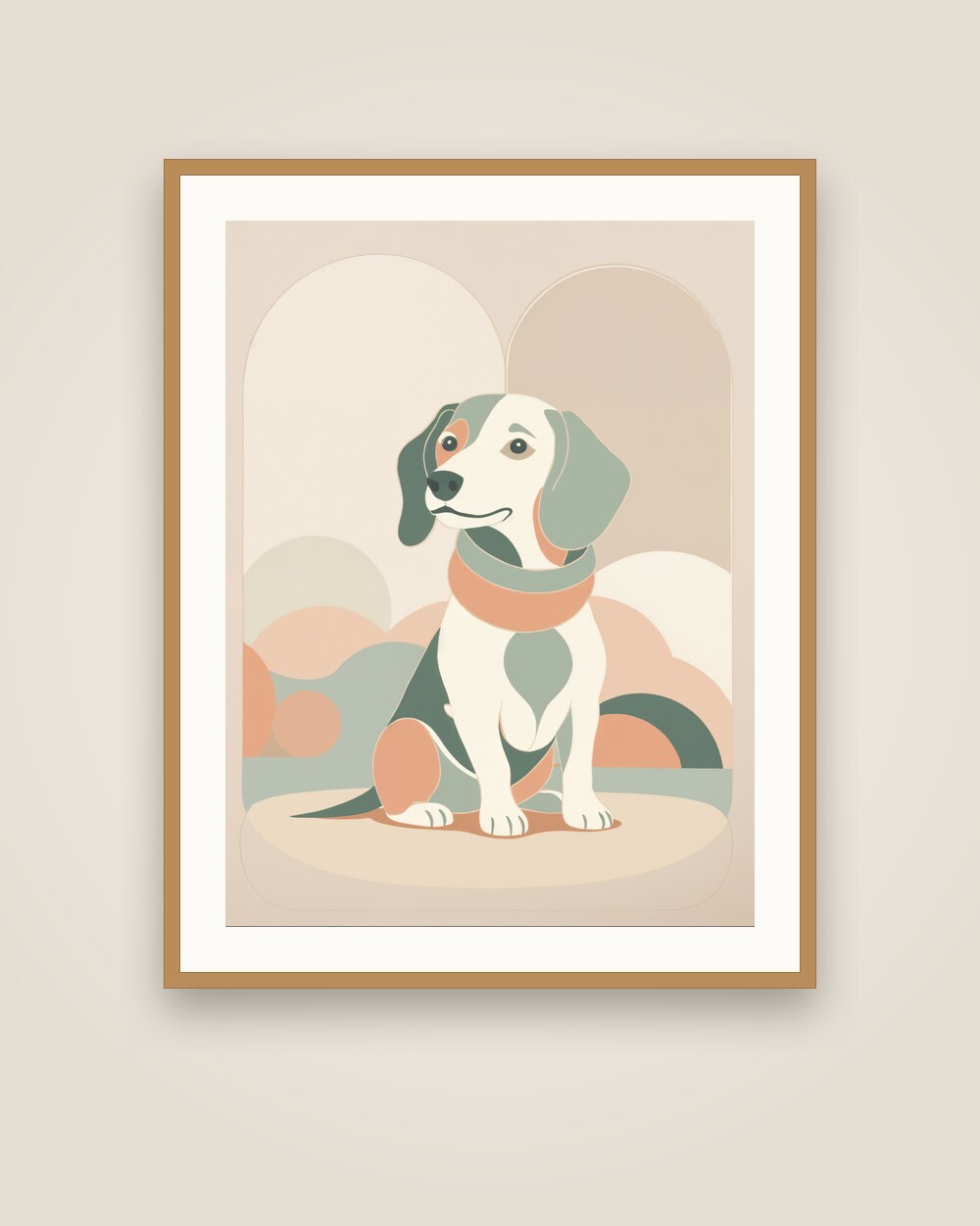 Beagle Puppy Art Print