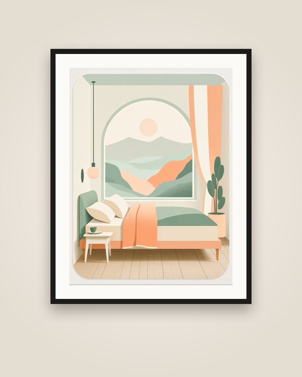 Bedroom View Art Print