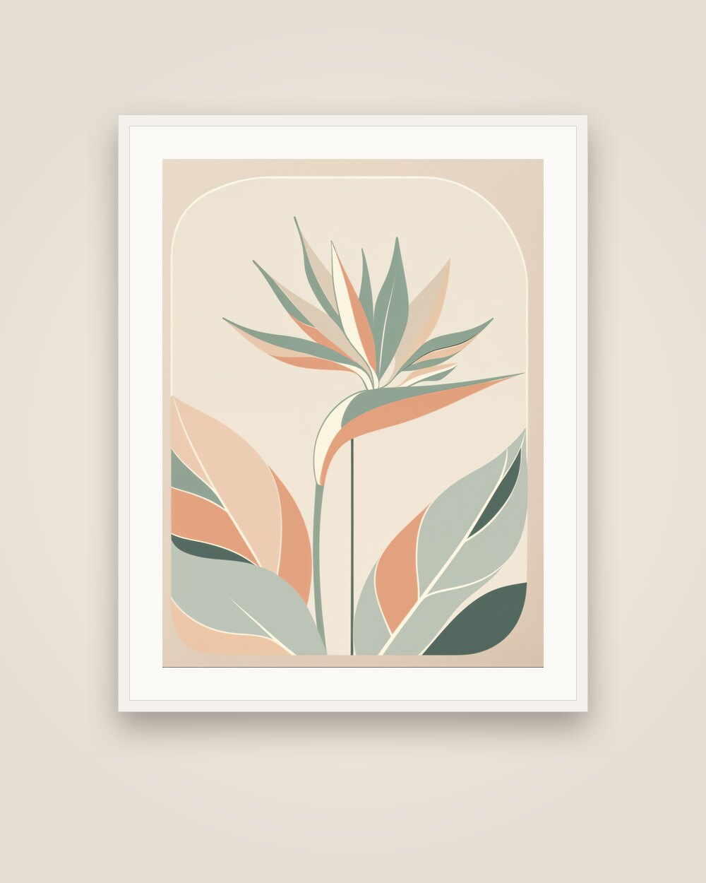 Bird of Paradise Flower Art Print