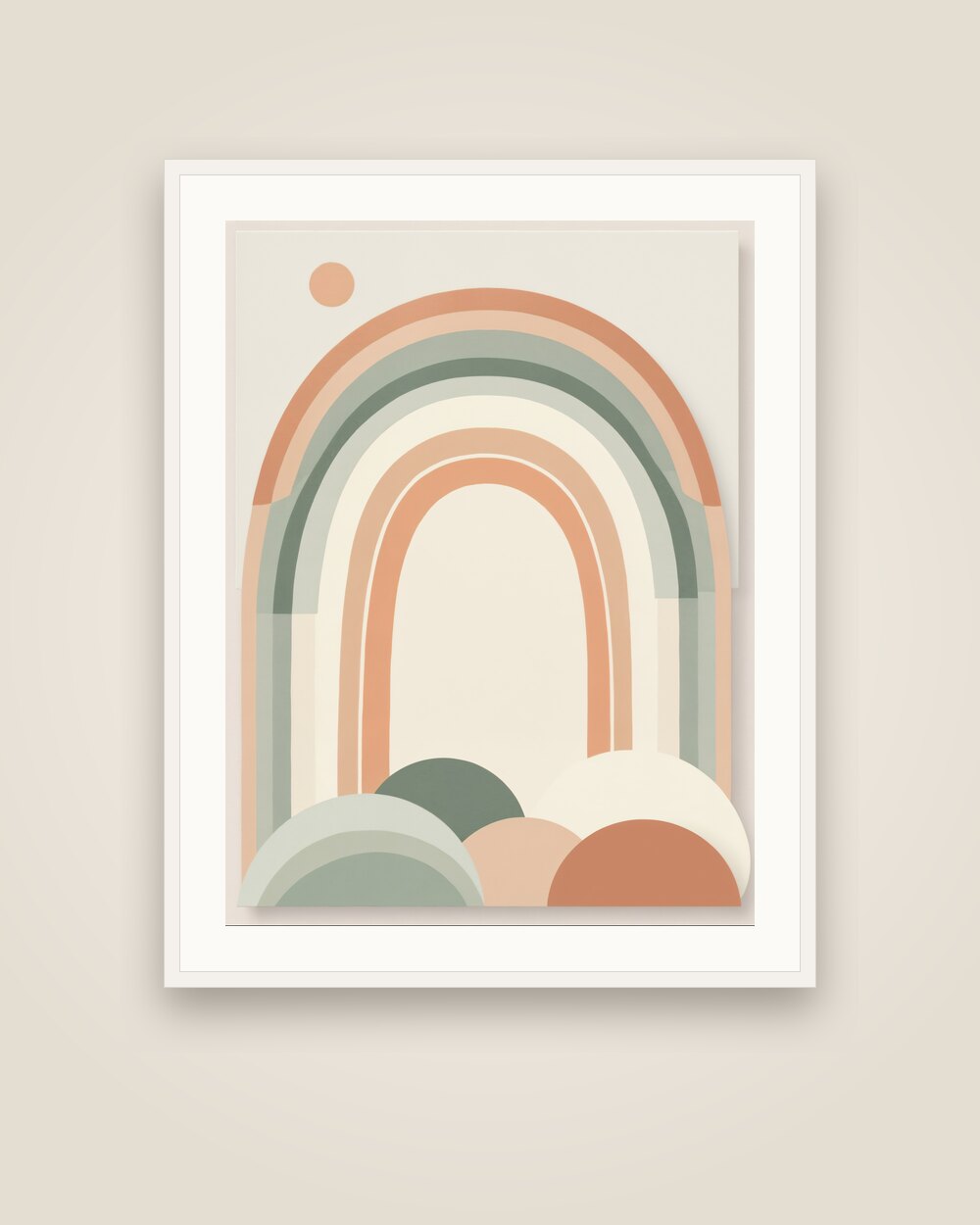 Boho Rainbow Art Print