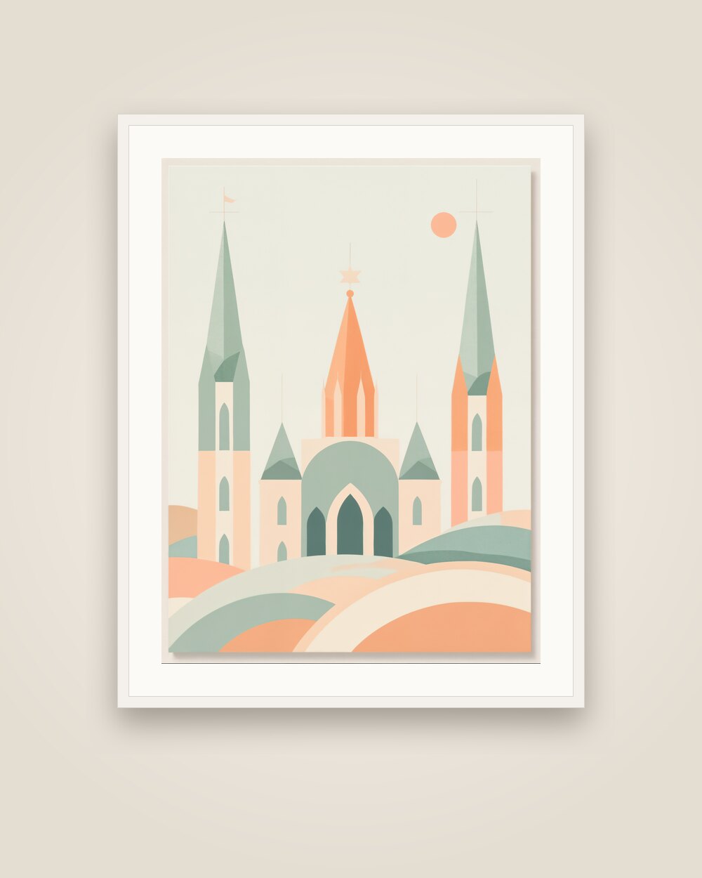 Cathedral Spires Art Print