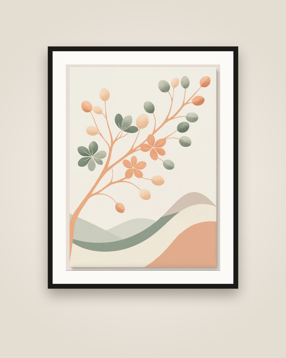 Cherry Blossom Branch Art Print