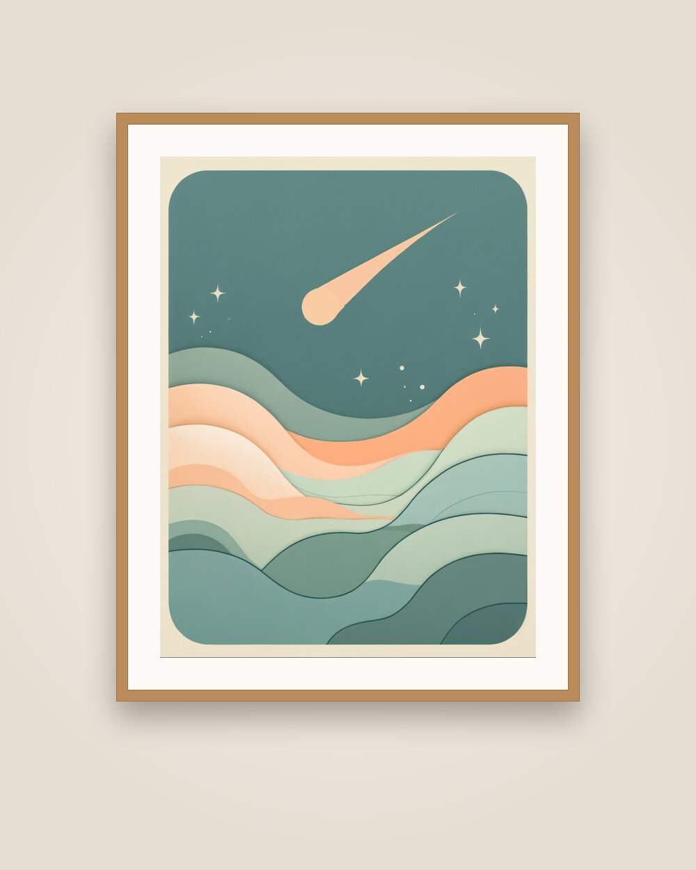 Comet Art Print