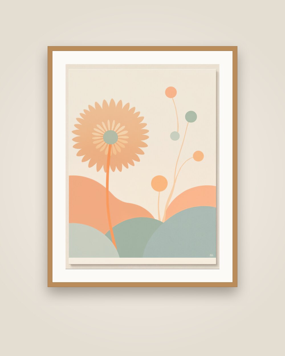 Dandelion Seeds Art Print