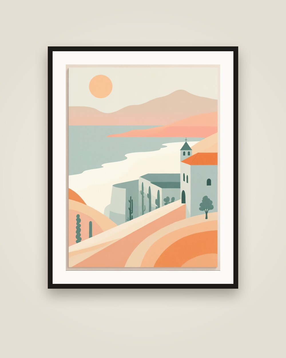 Dubrovnik Walls Art Print