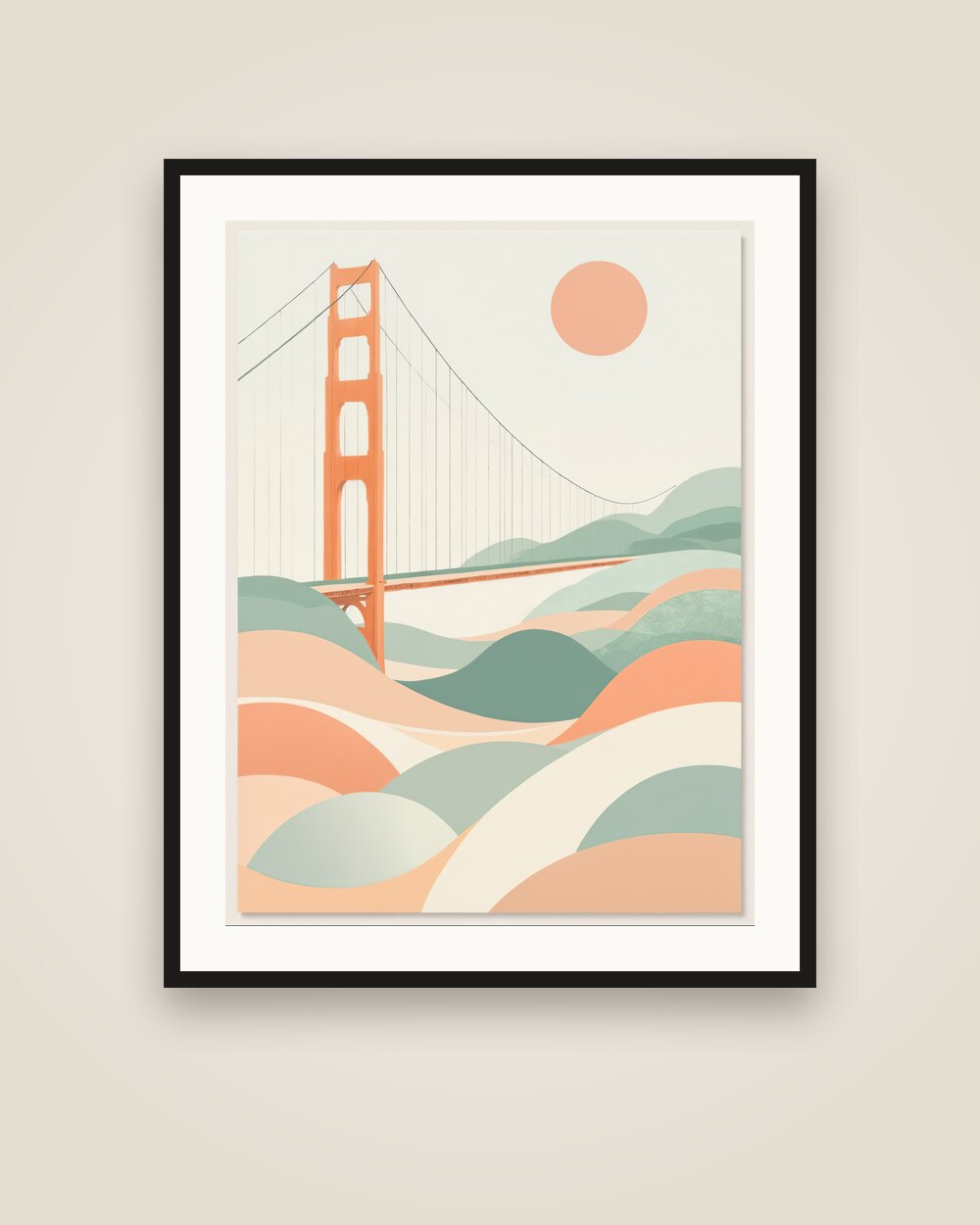 Golden Gate Bridge Art Print