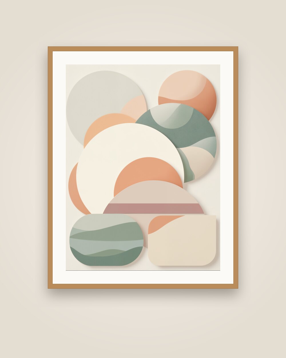 Half Circles Art Print