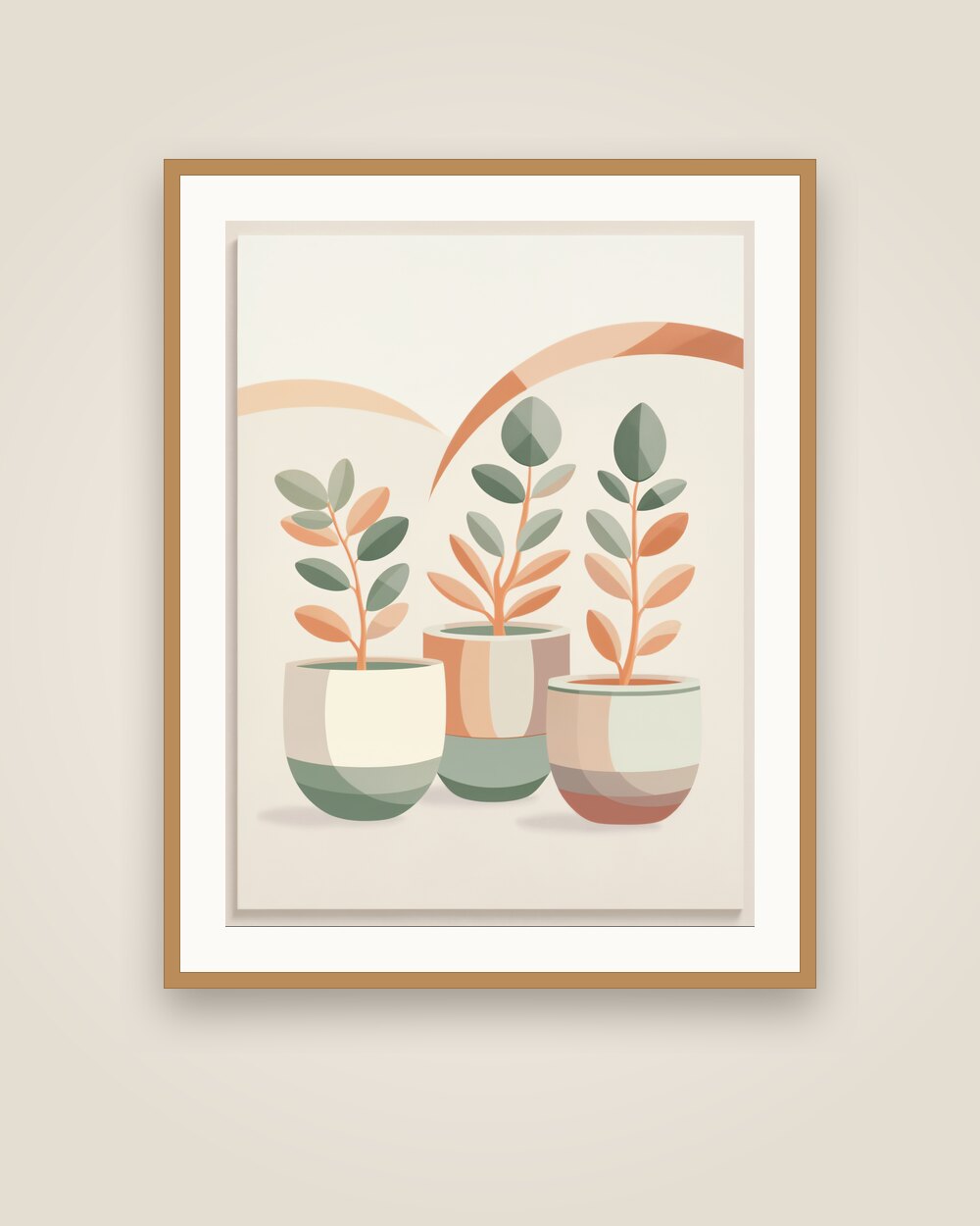 Herb Pots Art Print