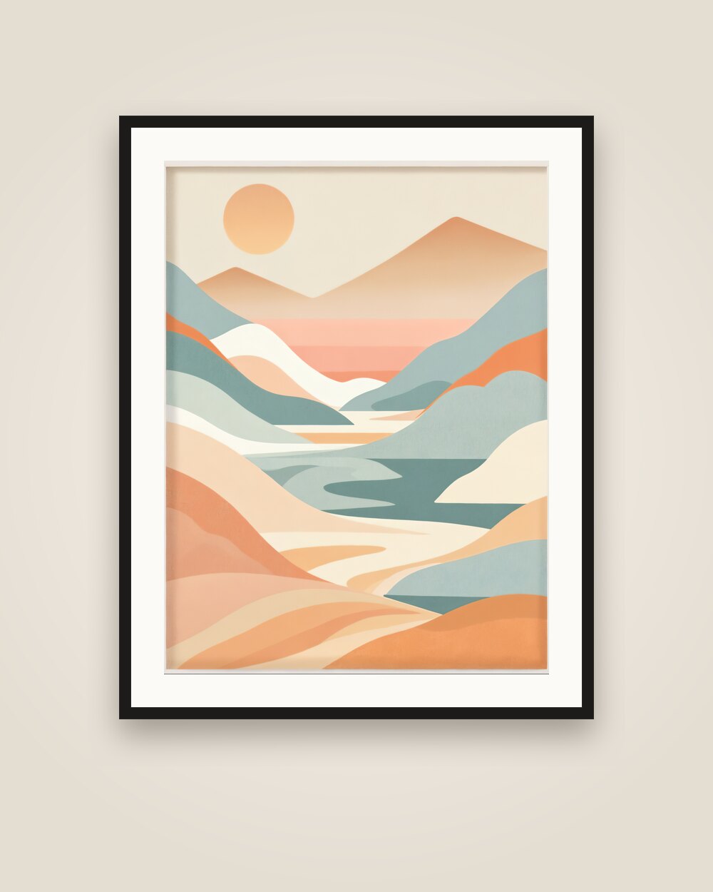 Highland Loch Art Print
