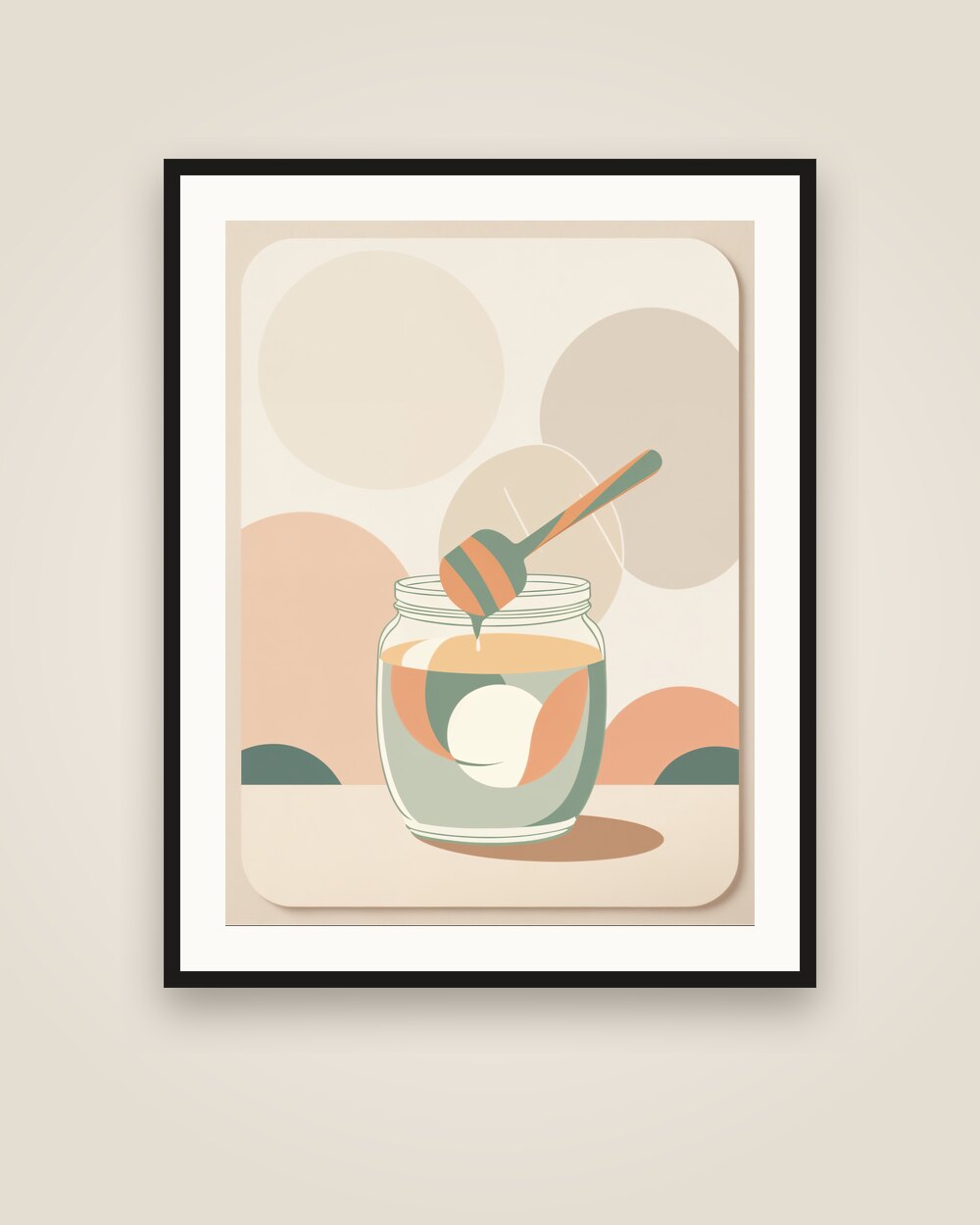 Honey Jar Art Print