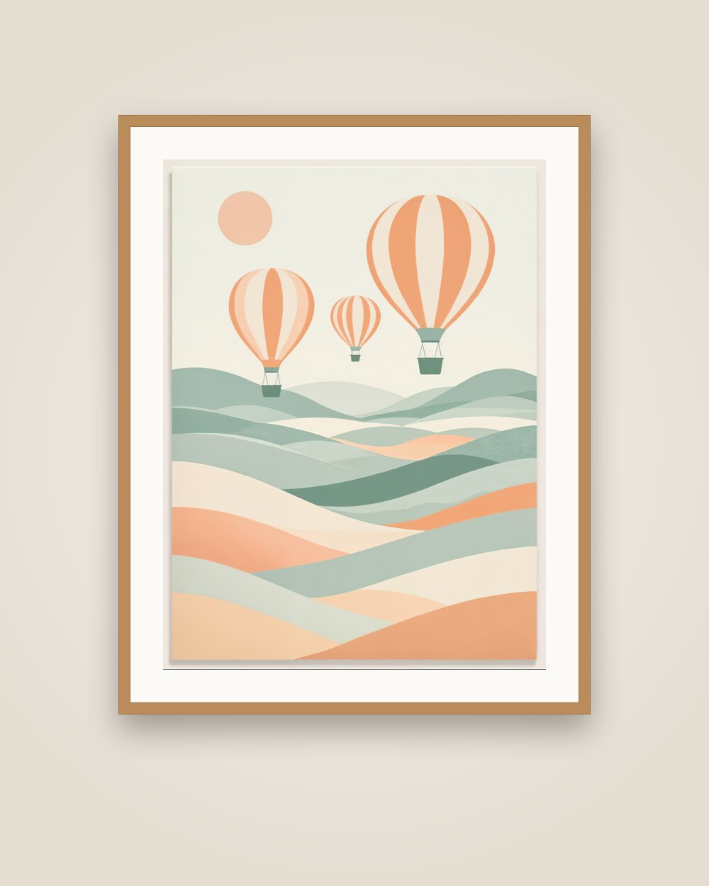 Hot Air Balloons Art Print