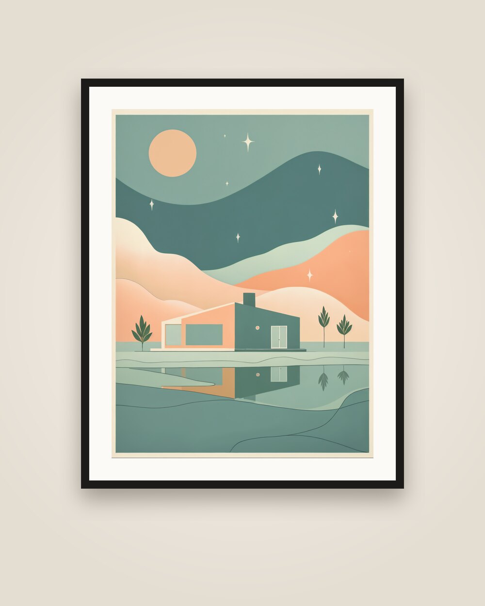 Lake House Art Print
