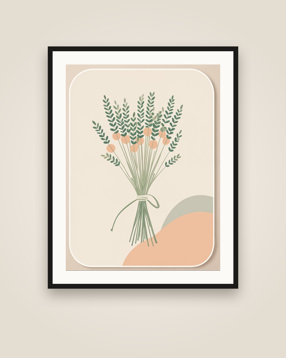 Lavender Sprigs Art Print