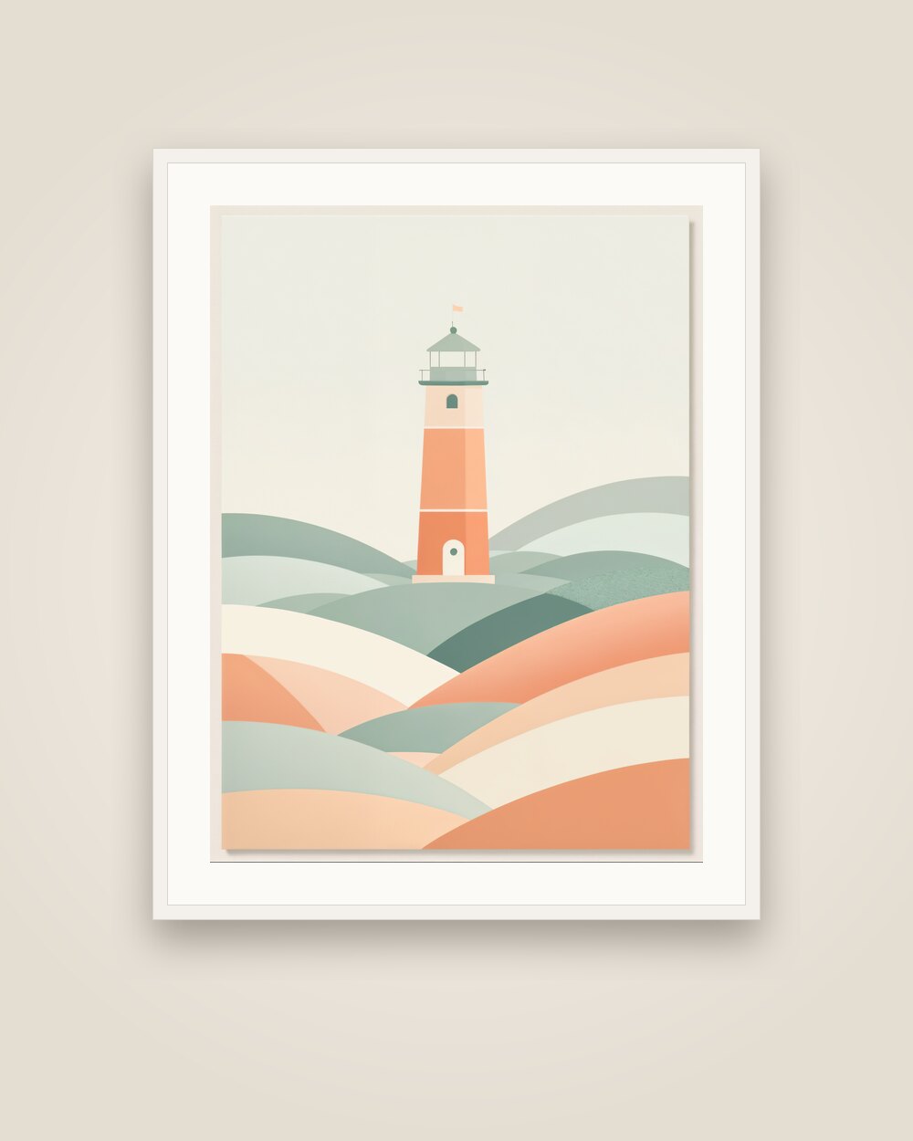 Lighthouse Keeper's Coast Art Print