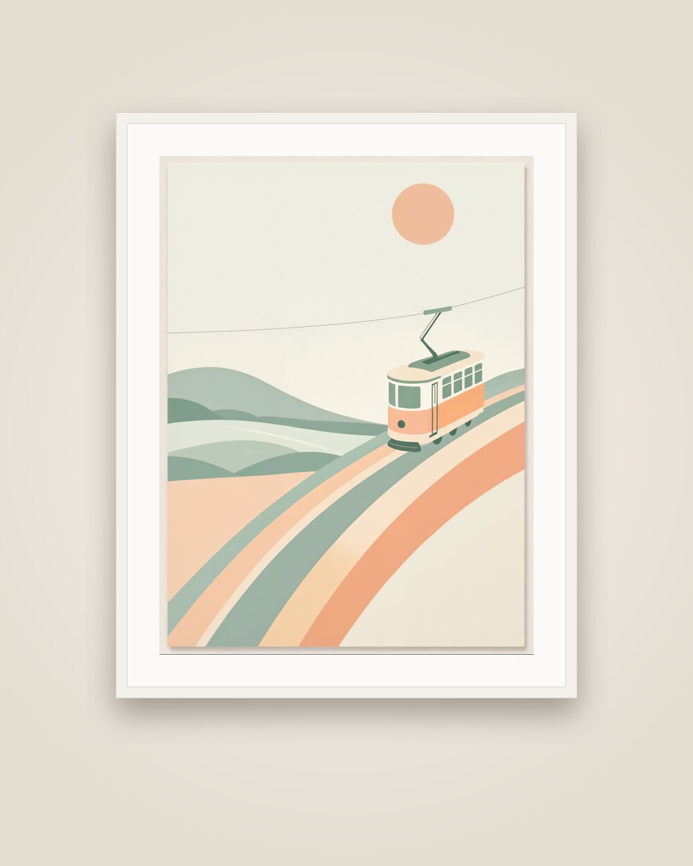 Lisbon Tram Art Print
