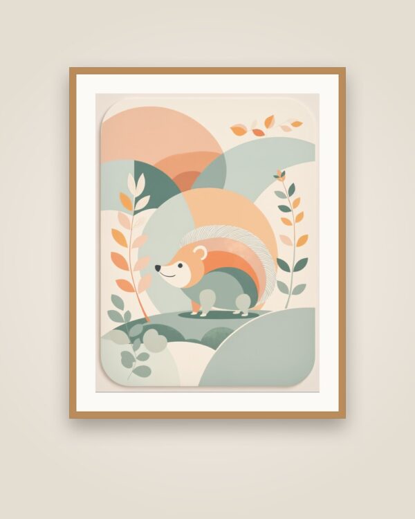 Little Hedgehog Art Print