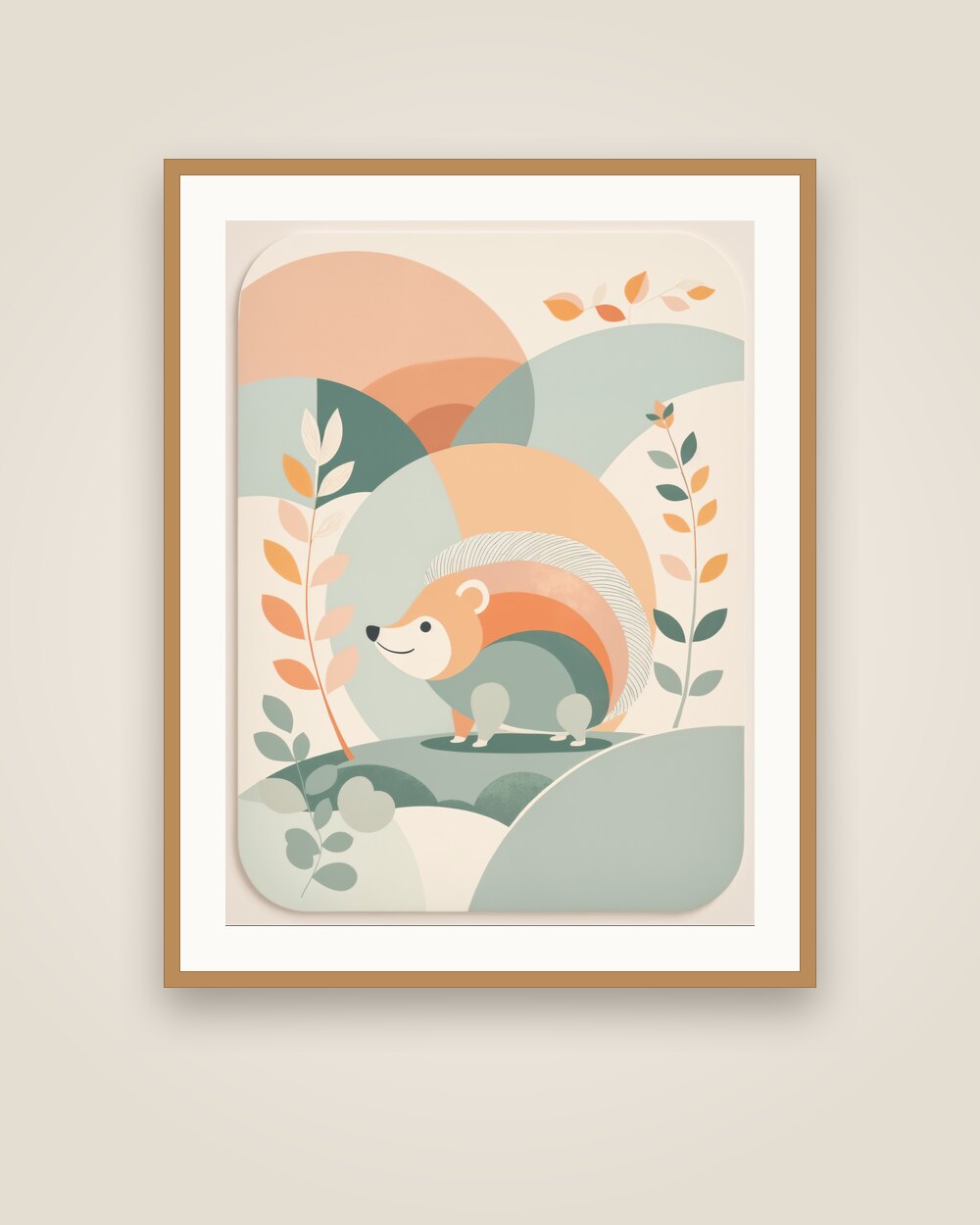 Little Hedgehog Art Print