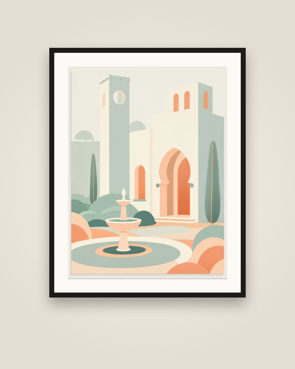 Marrakech Arches Art Print