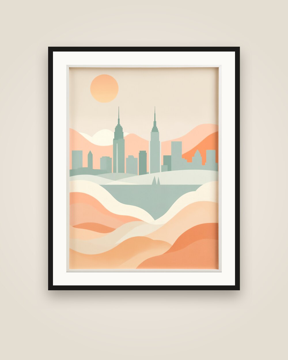 New York Skyline Art Print