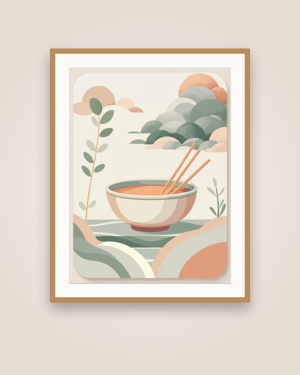 Noodle Bowl Art Print