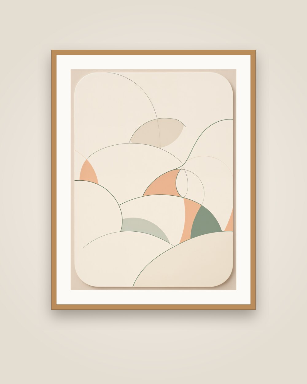 Organic Shapes Art Print