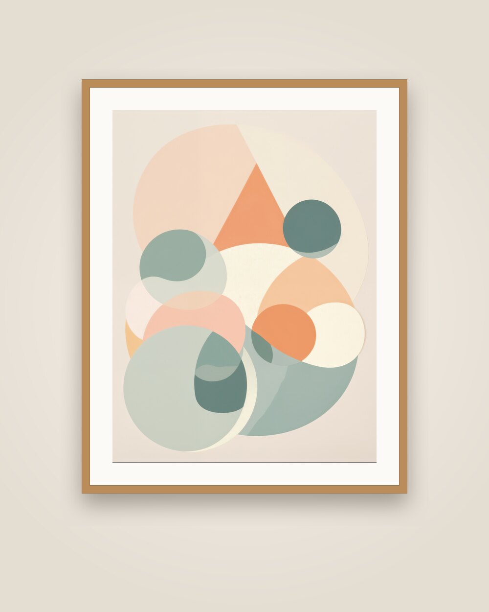Overlapping Circles Study Art Print