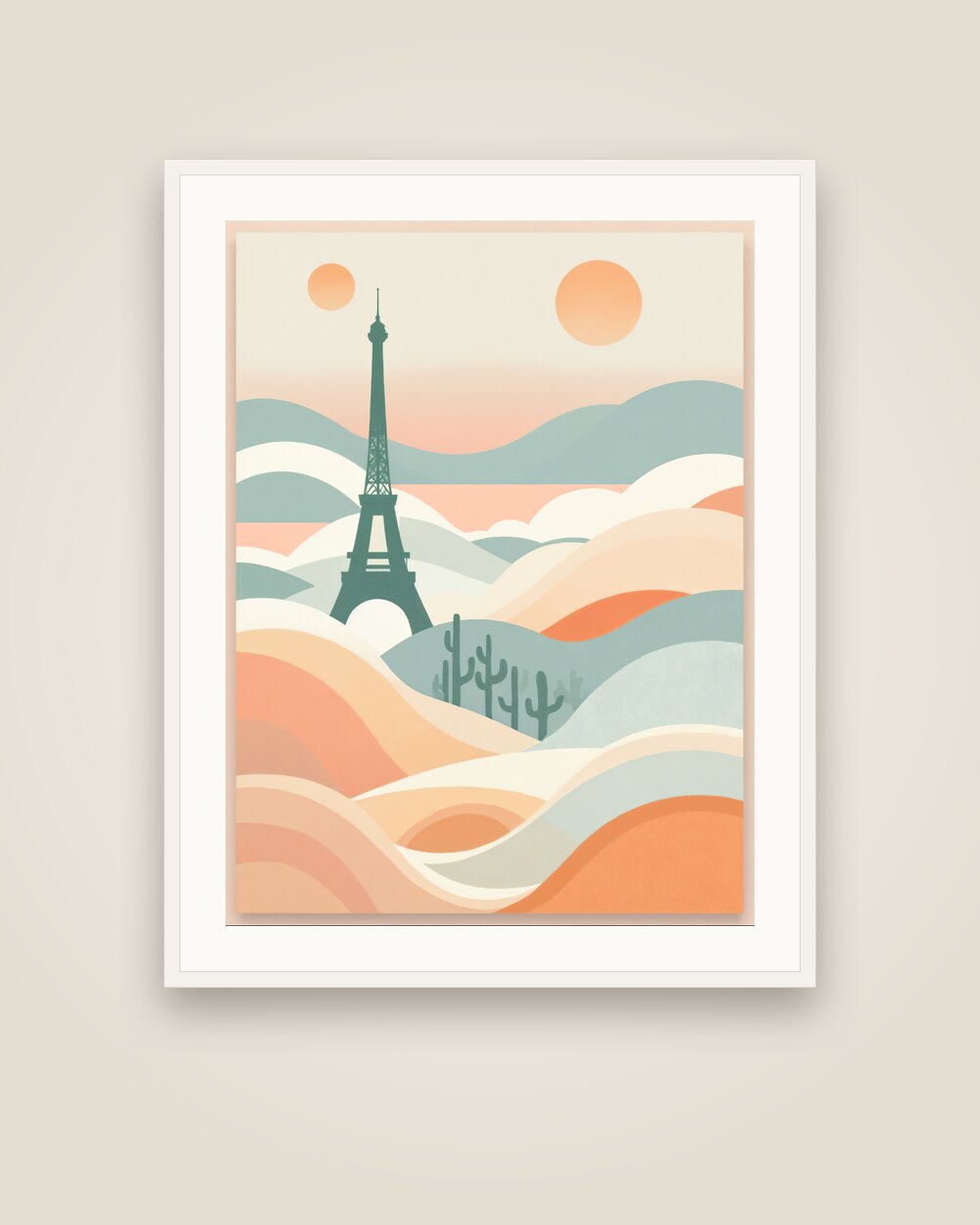Paris Eiffel Tower Art Print
