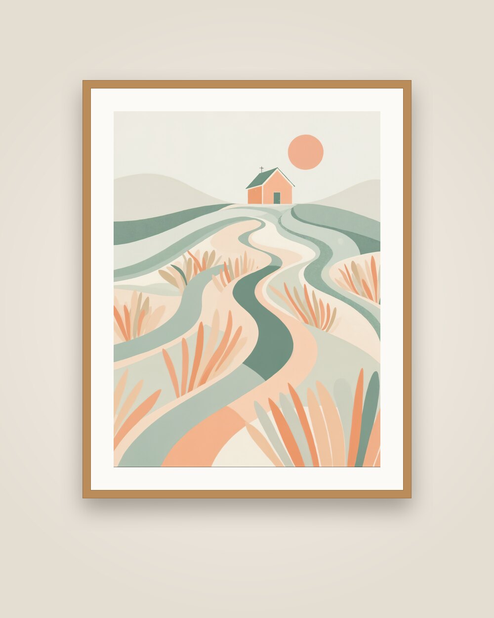Path to the Cottage Art Print