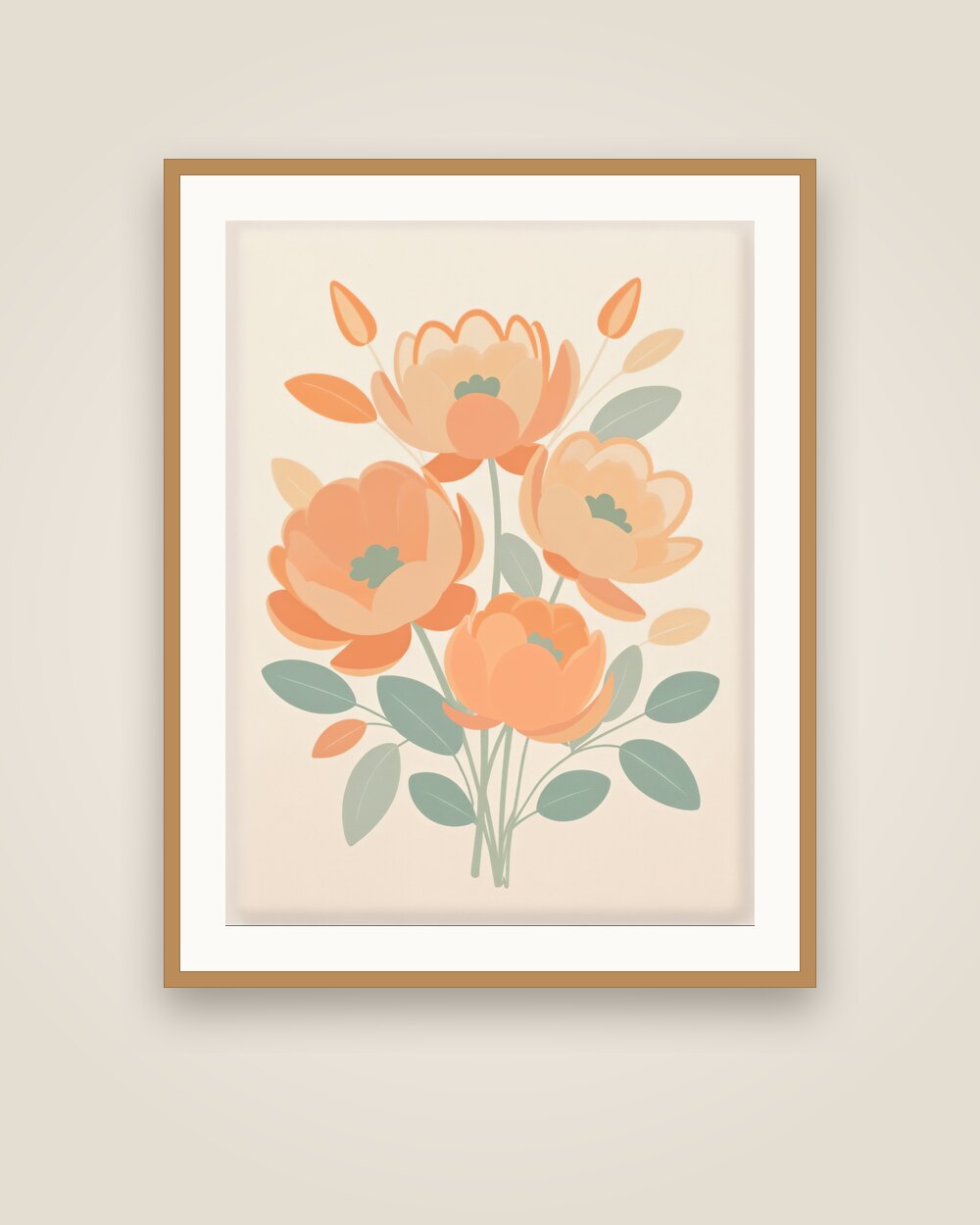 Peony Bouquet Art Print