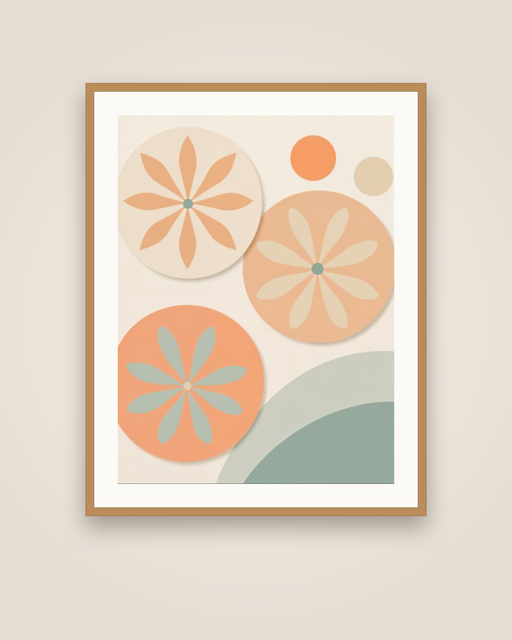 Petal Circles Art Print