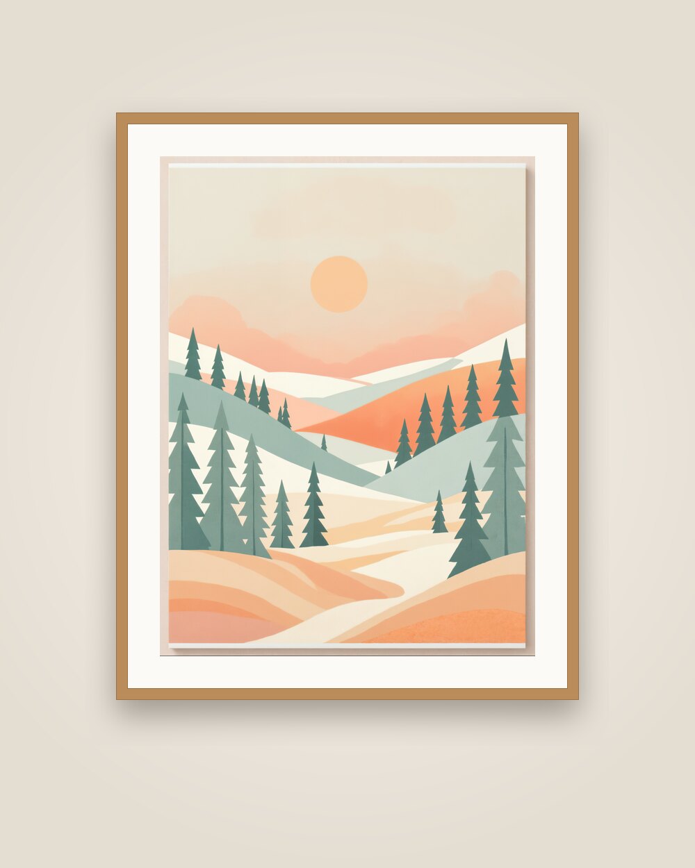 Pine Valley Sunrise Art Print