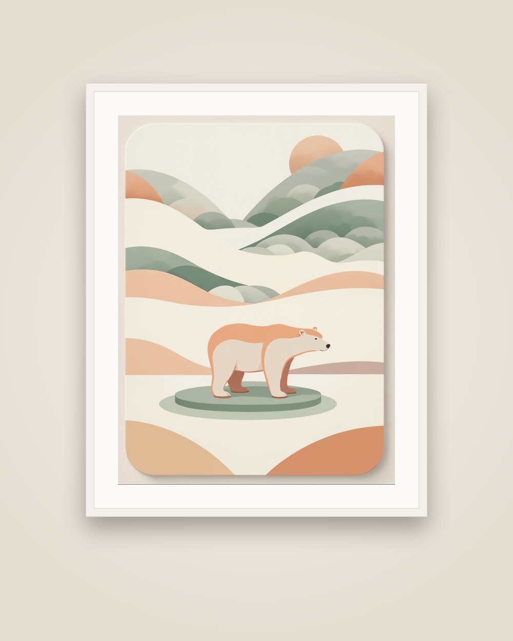 Polar Bear Art Print
