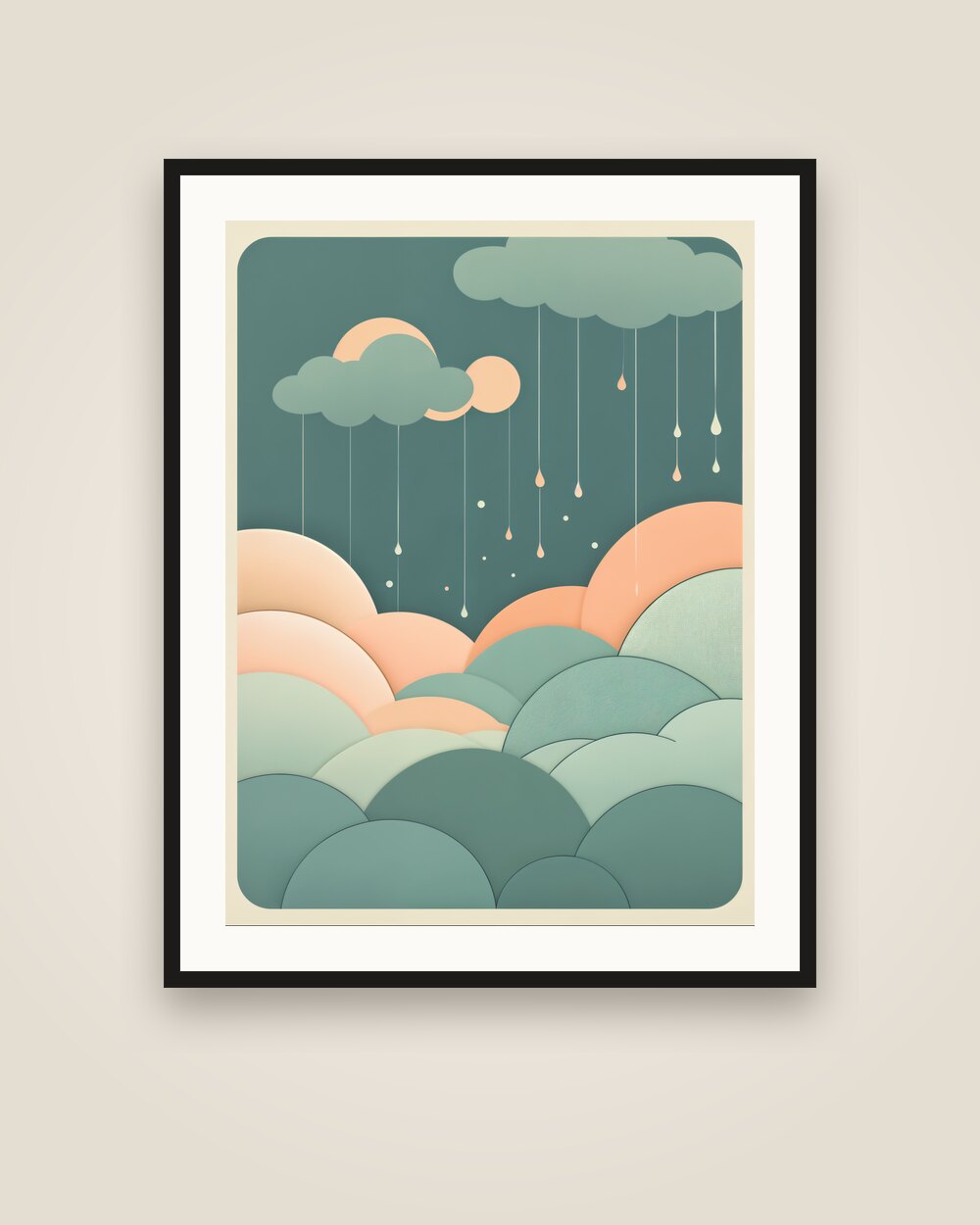 Rain Clouds Art Print