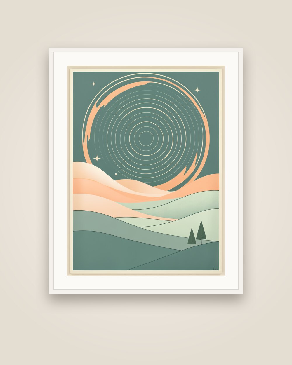 Rings of Stars Art Print