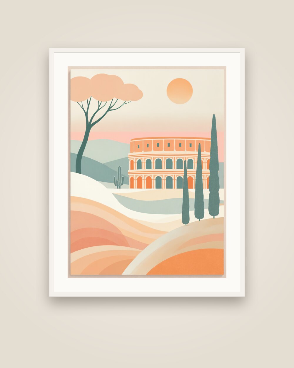 Rome Colosseum Art Print
