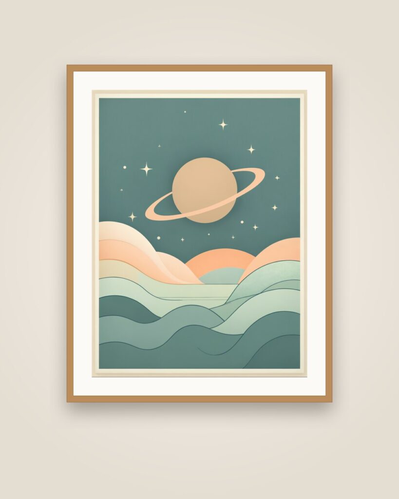 Saturn Art Print