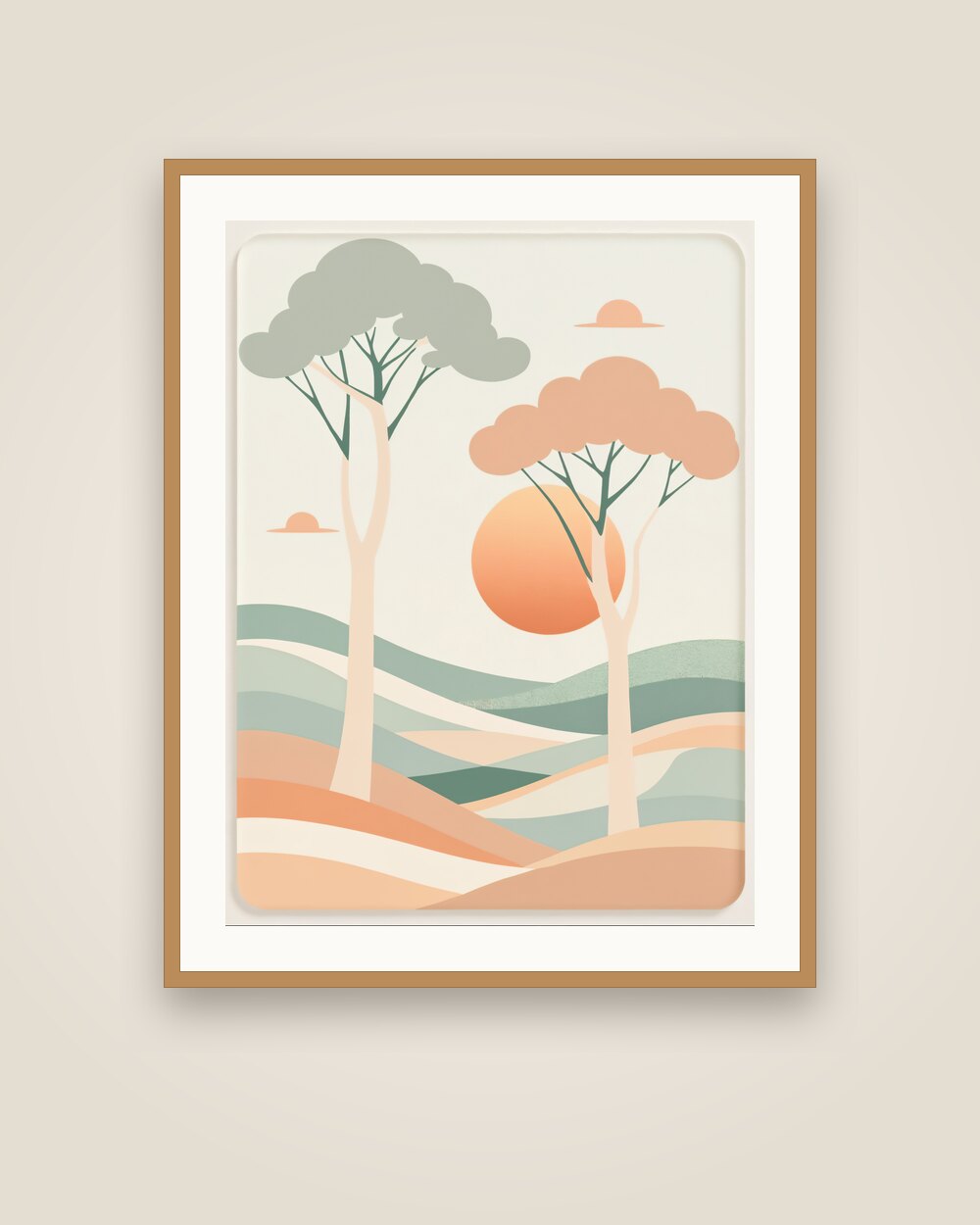 Savannah Sunset Art Print
