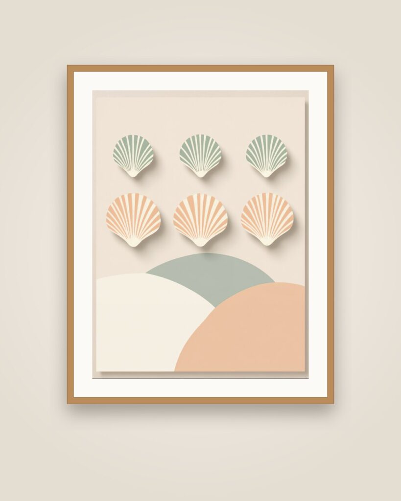 Seashell Collection Art Print