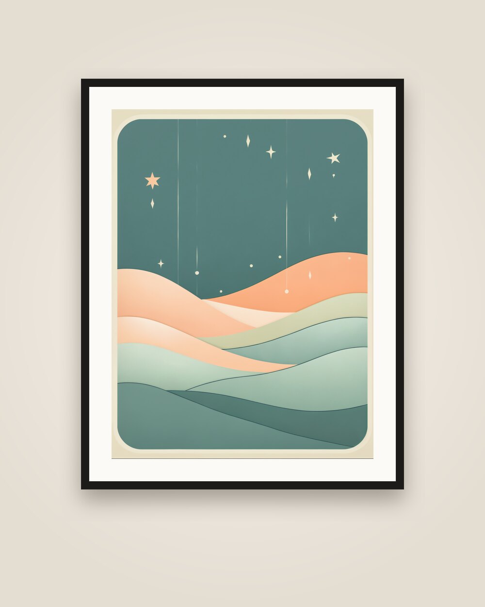 Shooting Stars Art Print
