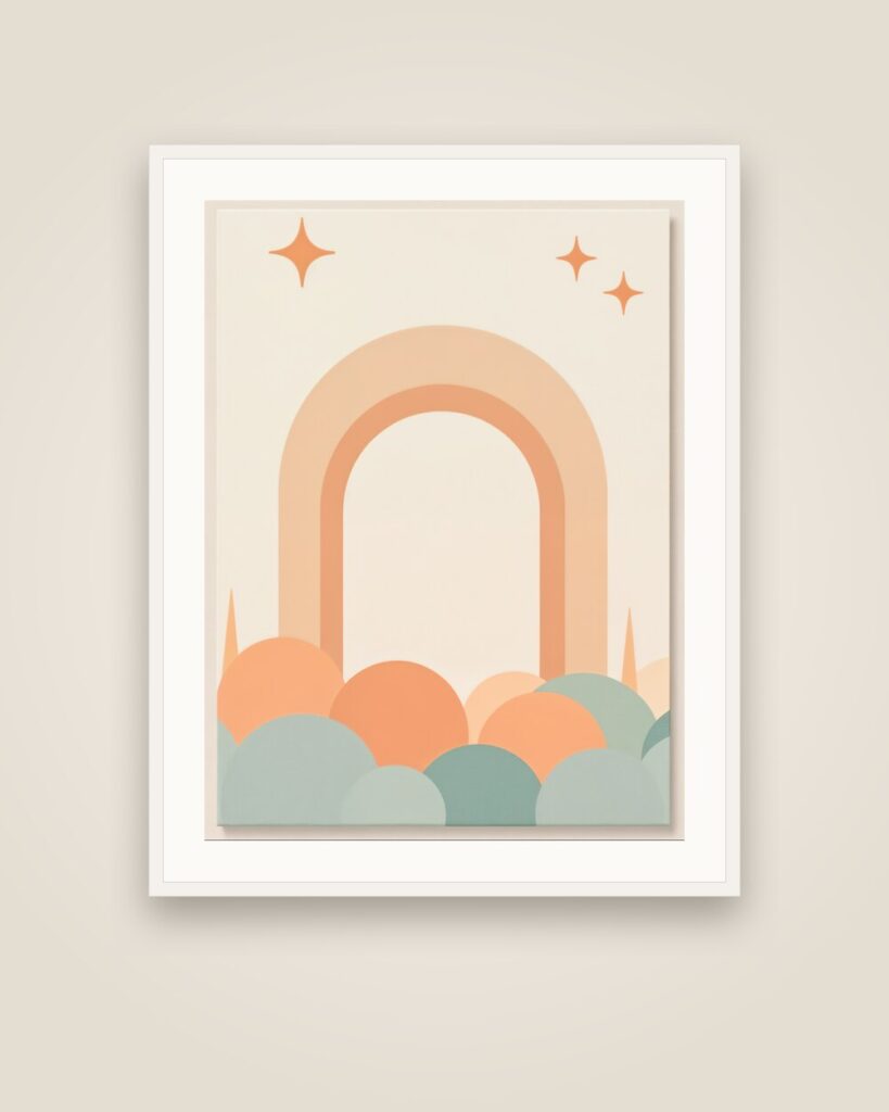 Starlit Arch Art Print
