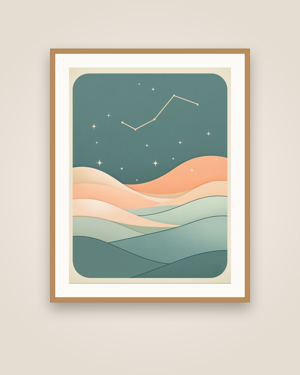 Starry Constellation Art Print