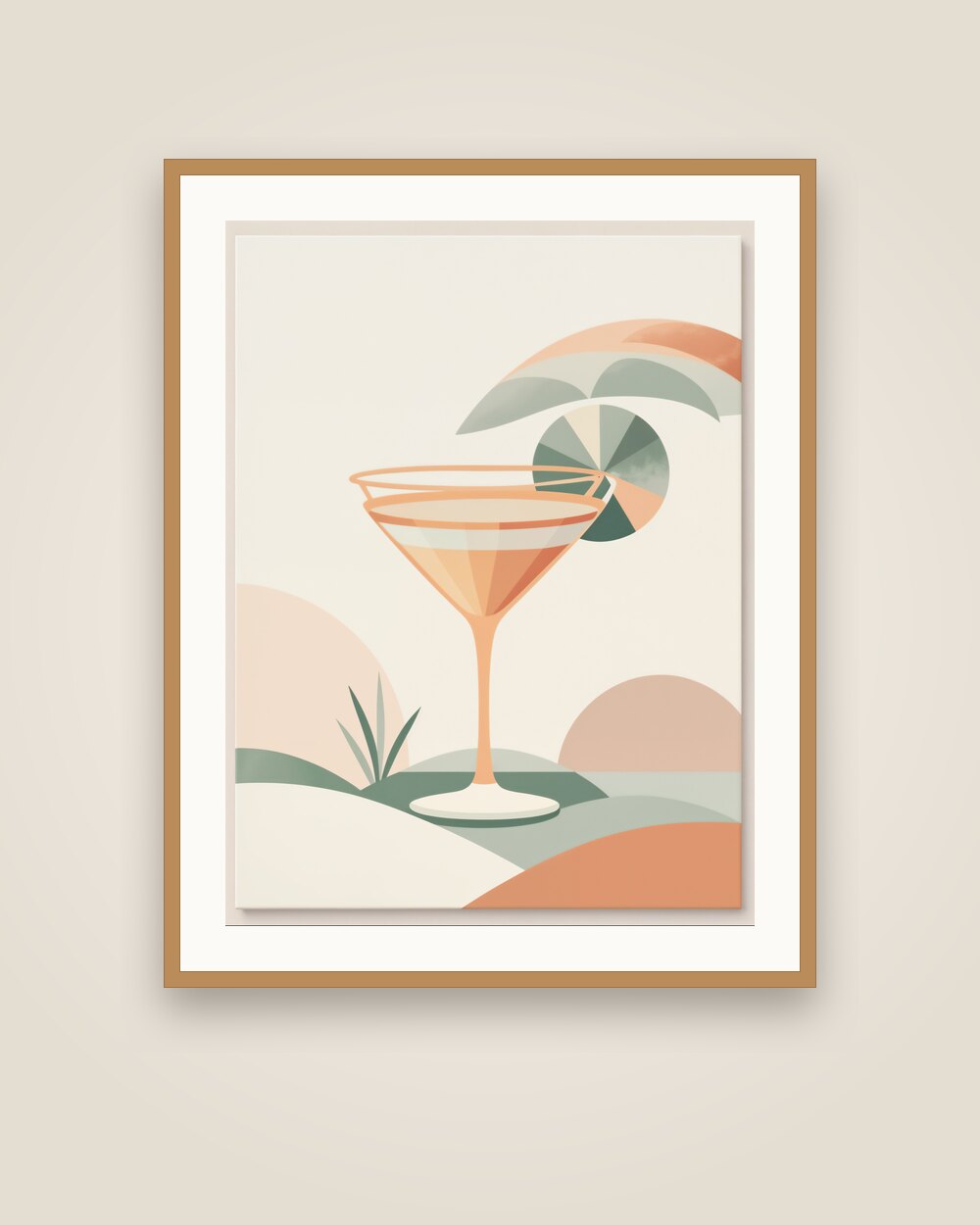 Summer Cocktail Art Print
