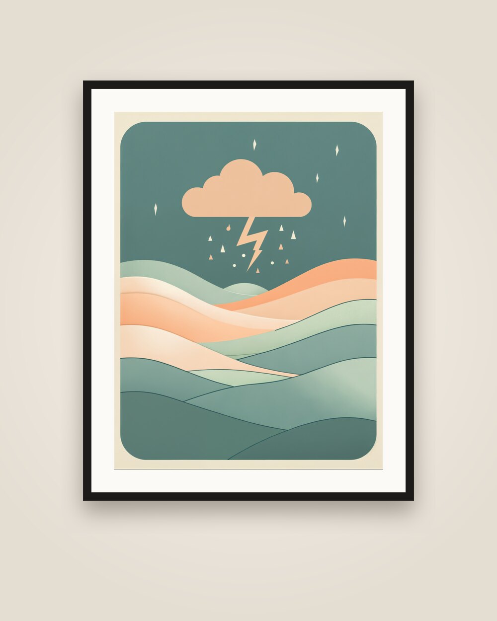 Summer Storm Art Print