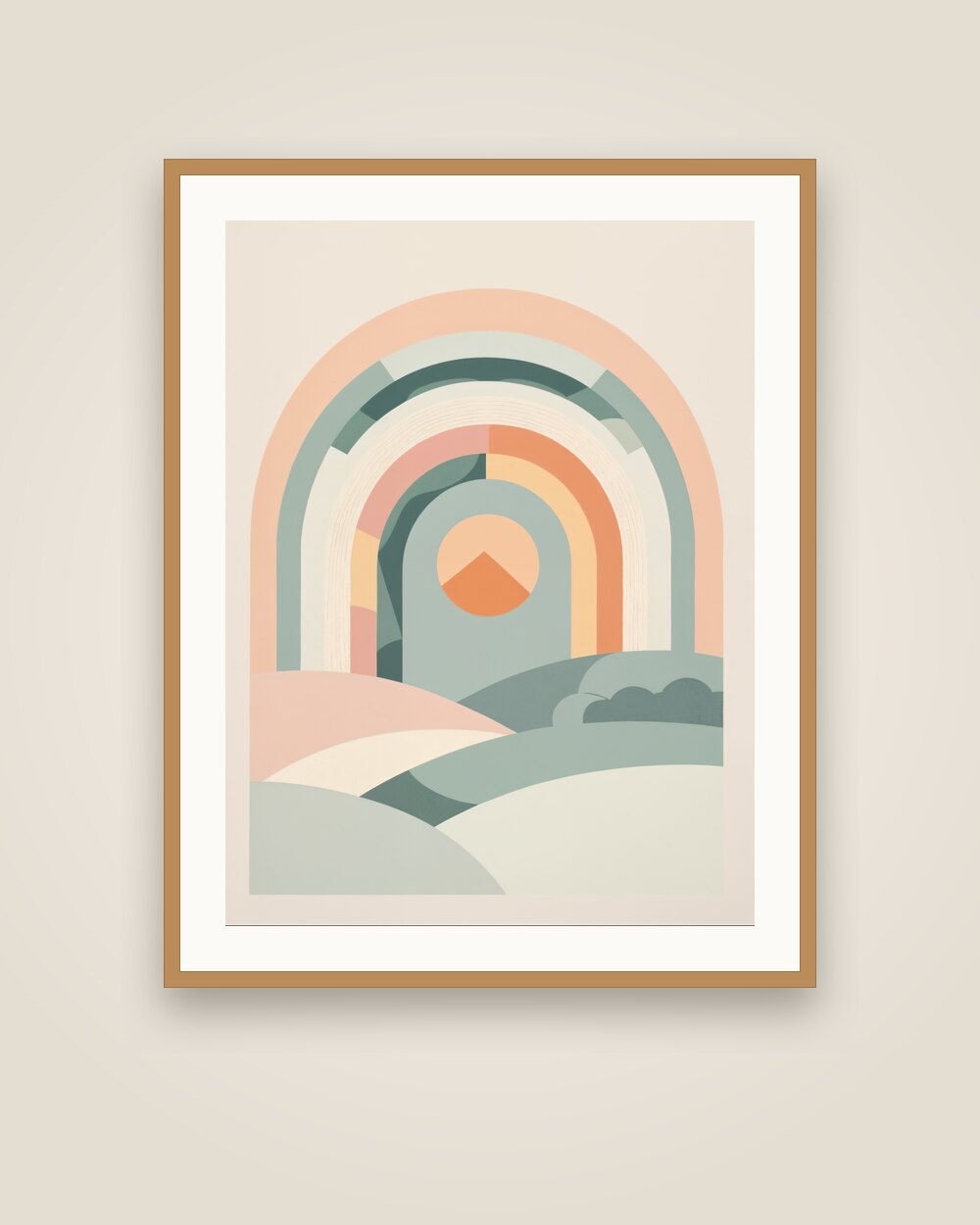 Sun Arcs Art Print