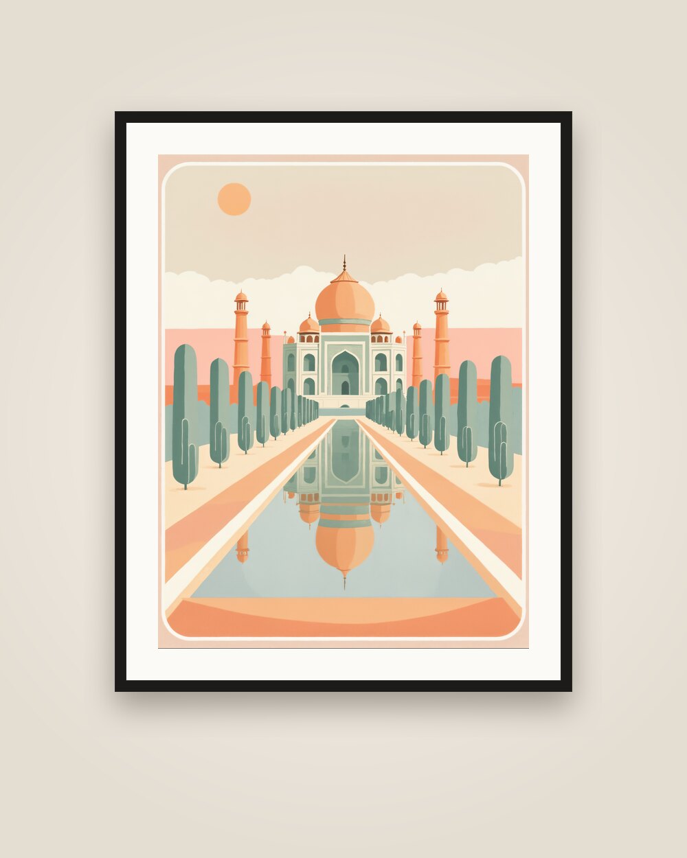 Taj Mahal Art Print