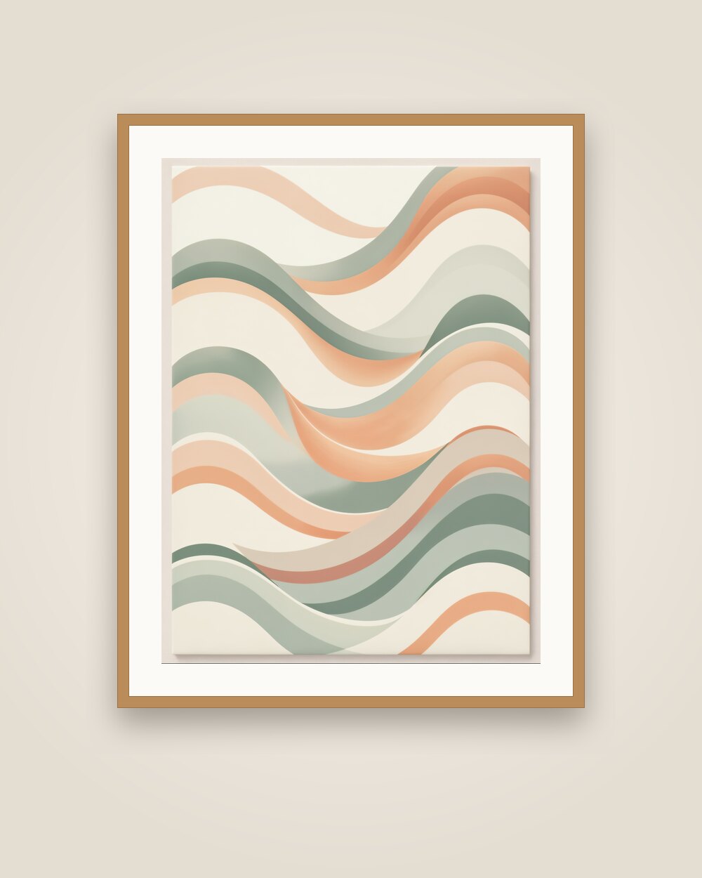Terracotta Pattern Art Print