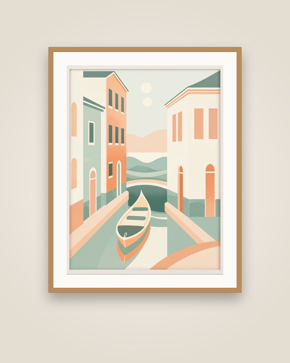 Venice Gondola Art Print